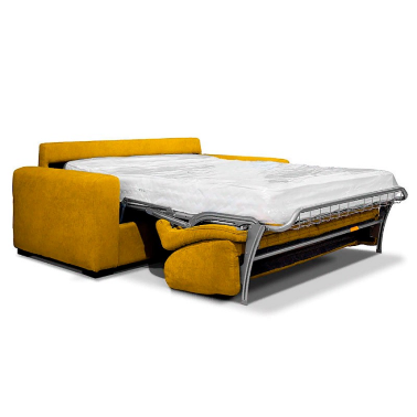 Диван-кровать желтого цвета (140х195) Cubo Rosso TERRA - 