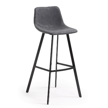 Барный стул графитовый La Forma Andi 053348 - 