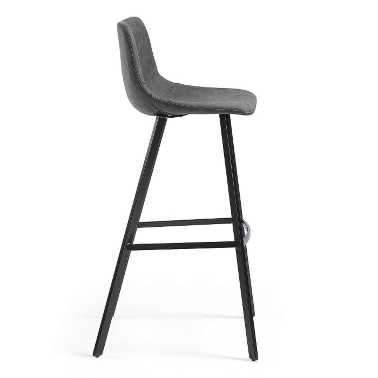 Барный стул графитовый La Forma Andi 053348 - 