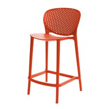 Пластиковый барный стул Hoogar PONGO спелый апельсин
