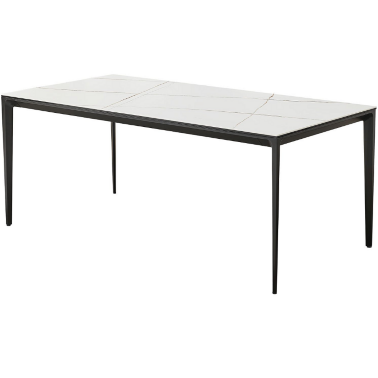Стол обеденный белая керамика ESF DT2010 (180) WHITE - 