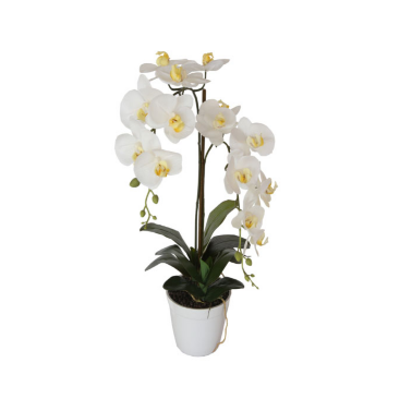 Искусственное растение "Орхидея белая" H65 от Garda Decor - 