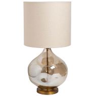 Лампа настольная с кремовым абажуром Garda Decor 22-89024