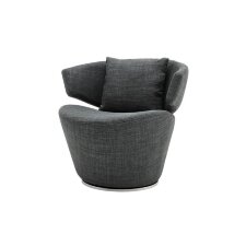 Кресло мягкое вращающееся ESF CRS22 dark grey