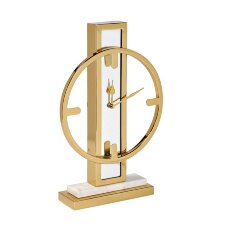 Настольные зеркальные золотые часы Garda Decor 79MAL-5792