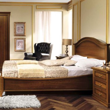 Кровать без изножья (180х200) Camelgroup Nostalgia noce 085LET.10NO - 